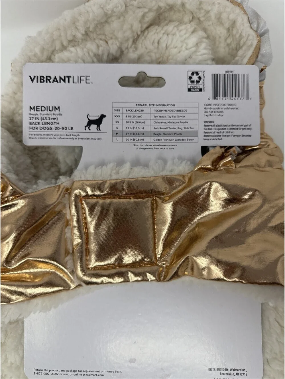 Vibrant Life Pet Jacket Size Medium 17